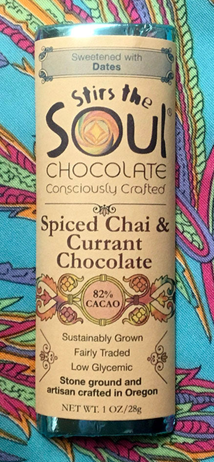 Spiced Chai & Currant Chocolate Bar